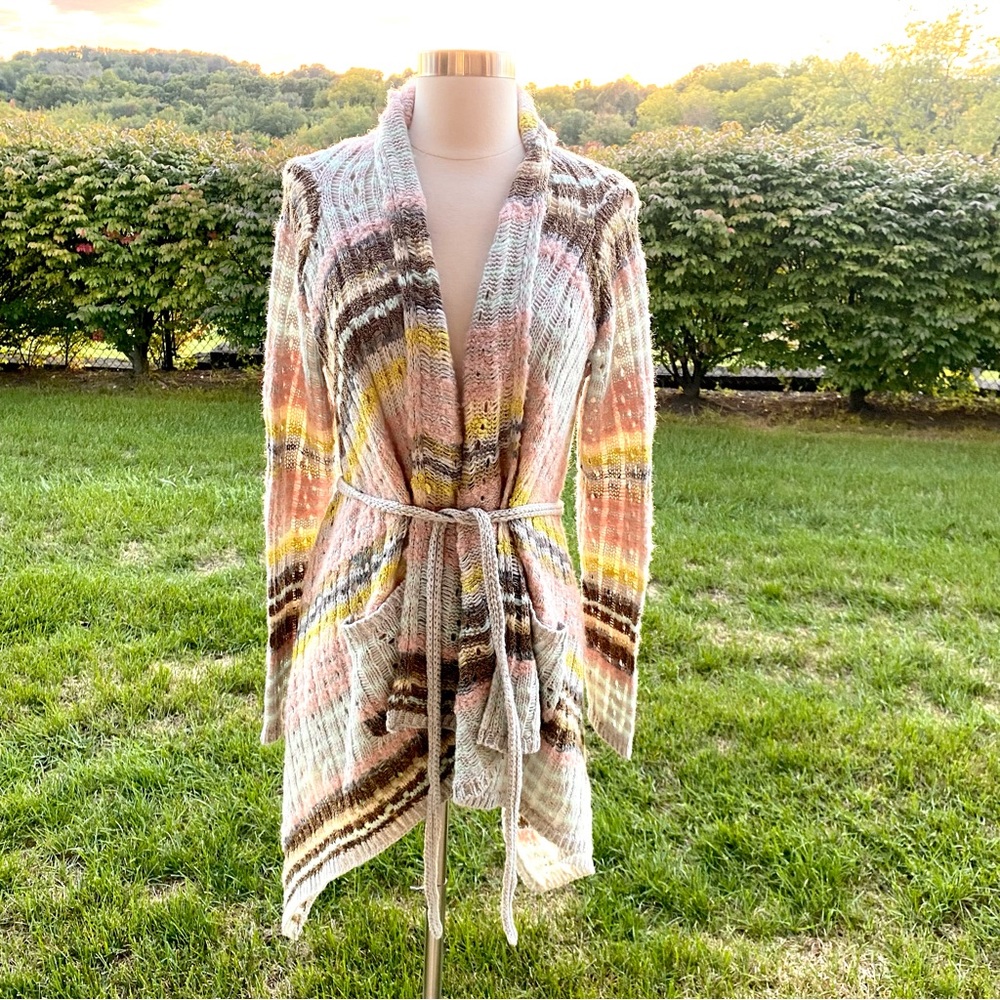 Vertigo Paris Long Cascading Sweater NEW